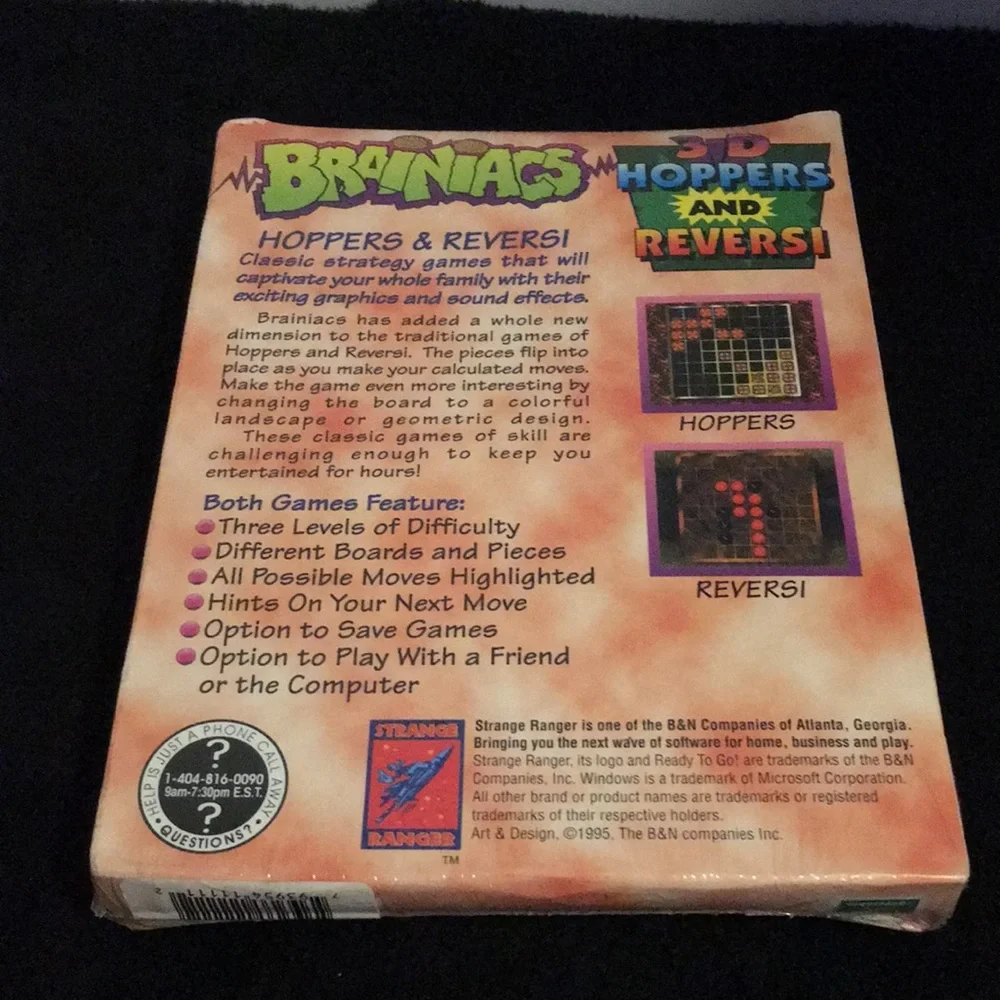 Brainiacs for windows Games For Brains vintage new in package computer game